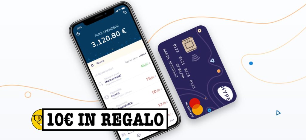 10 In Regalo Con Hype La Carta Prepagata Smart E Gratuita