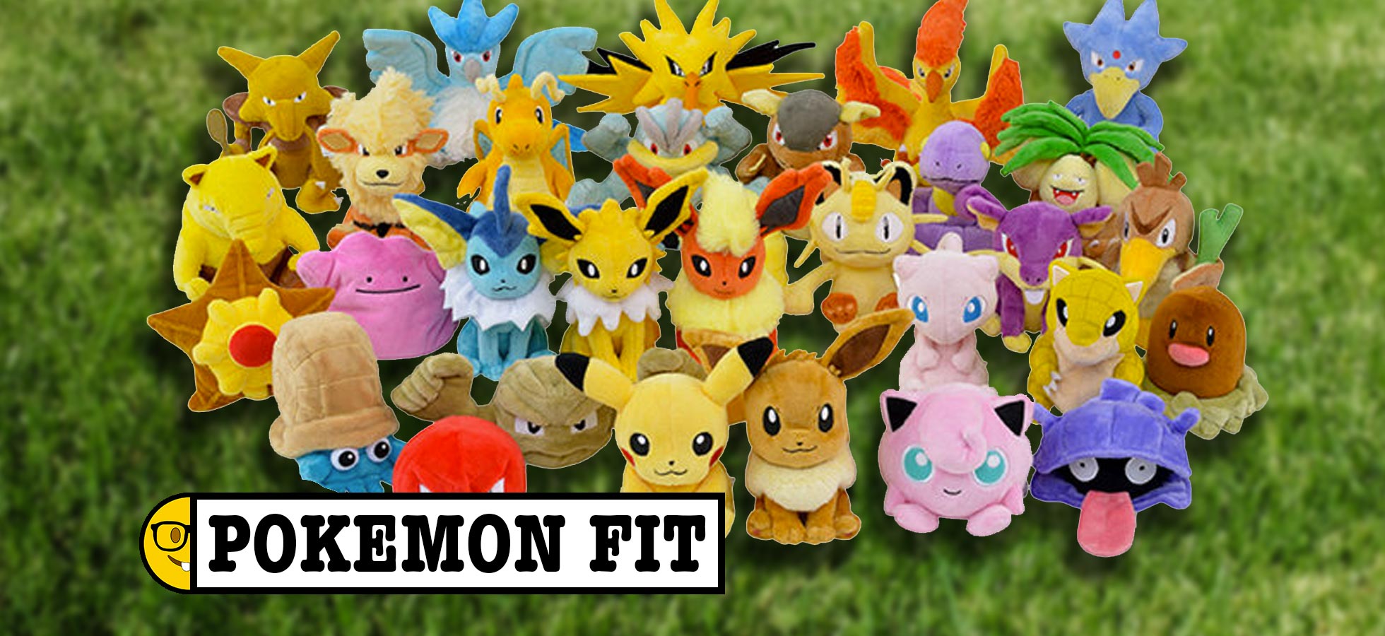 Pok mon Fit arrivano i peluches dei 151 Pok mon originali