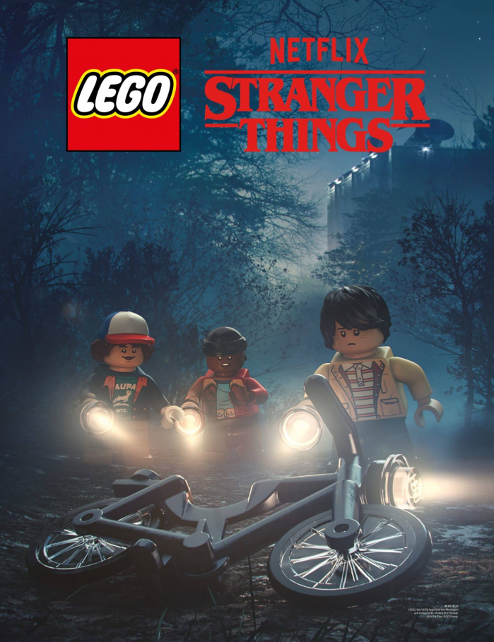 poster lego stranger things in omaggio