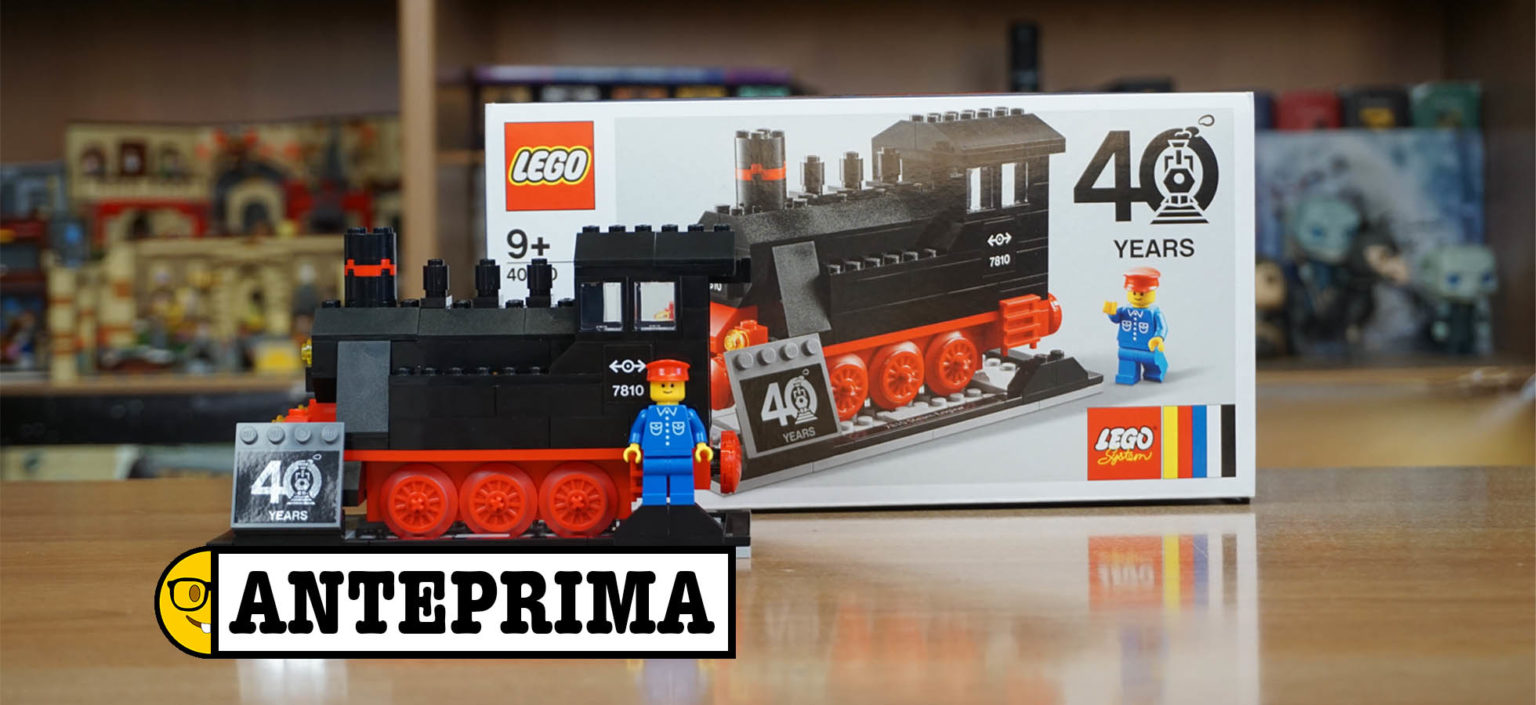Anteprima dell'omaggio esclusivo LEGO 40370 Steam Engine + Giveaway