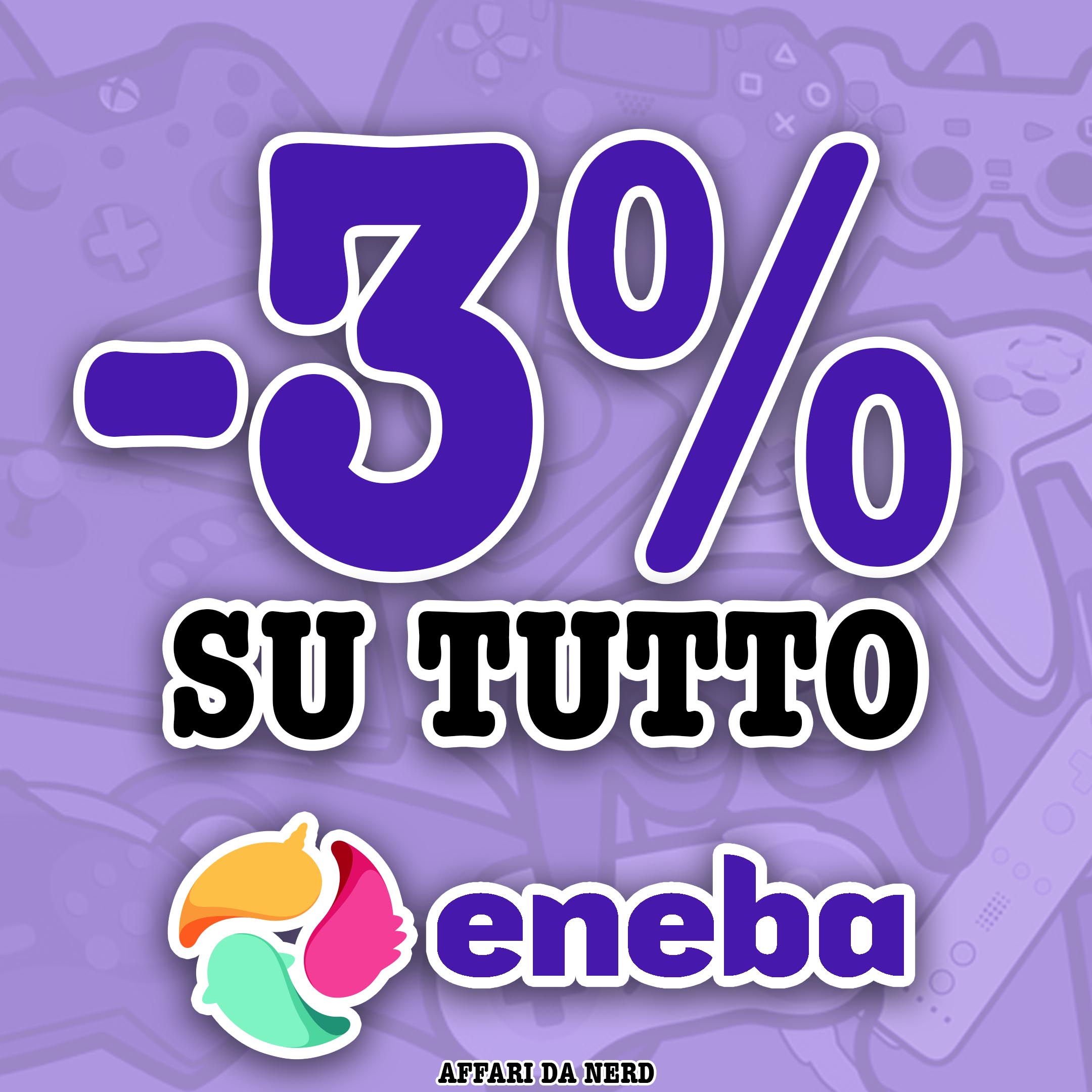 3% di sconto su TUTTO