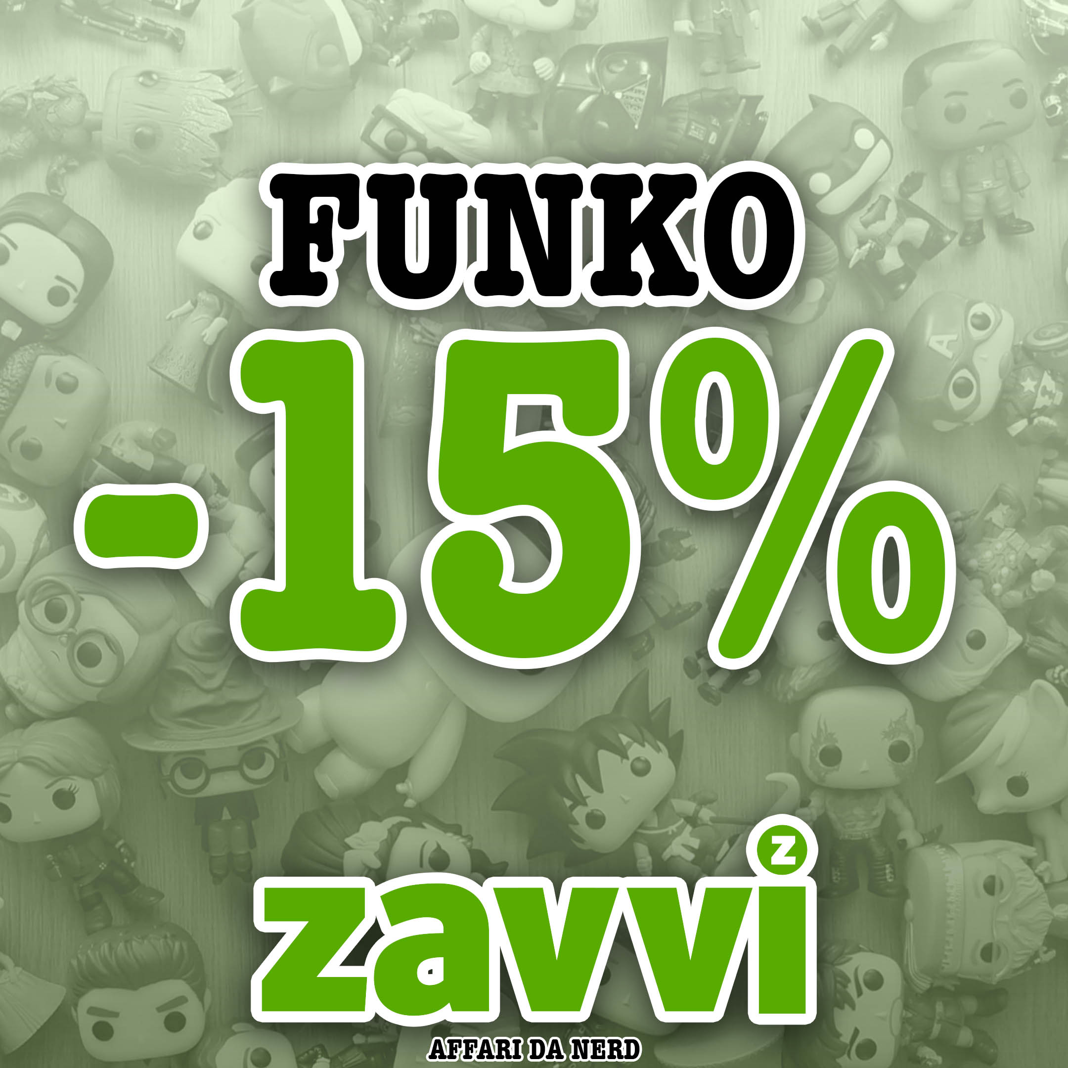 15% di sconto acquistando almeno 2 Funko POP! in stock