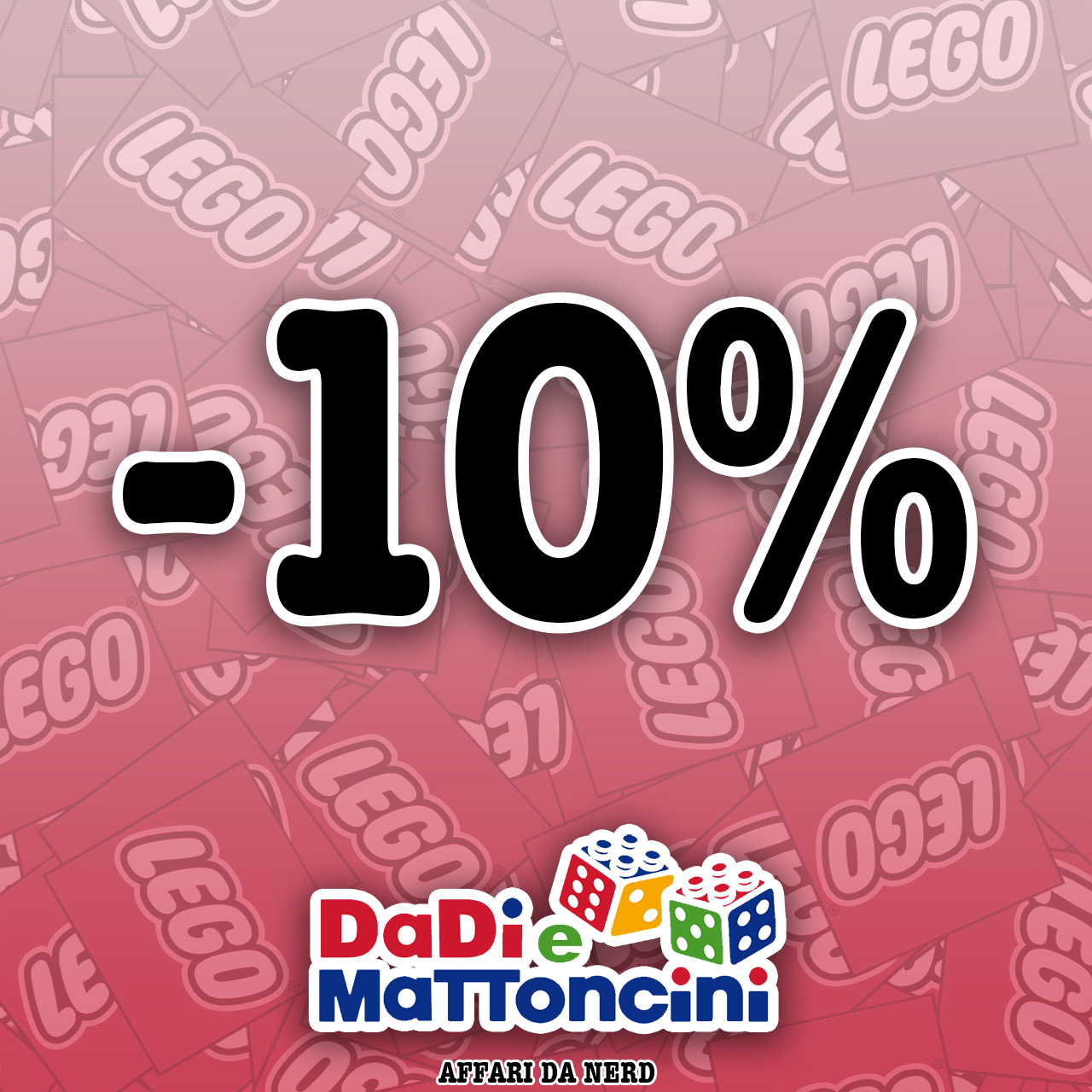 10% di sconto sui LEGO