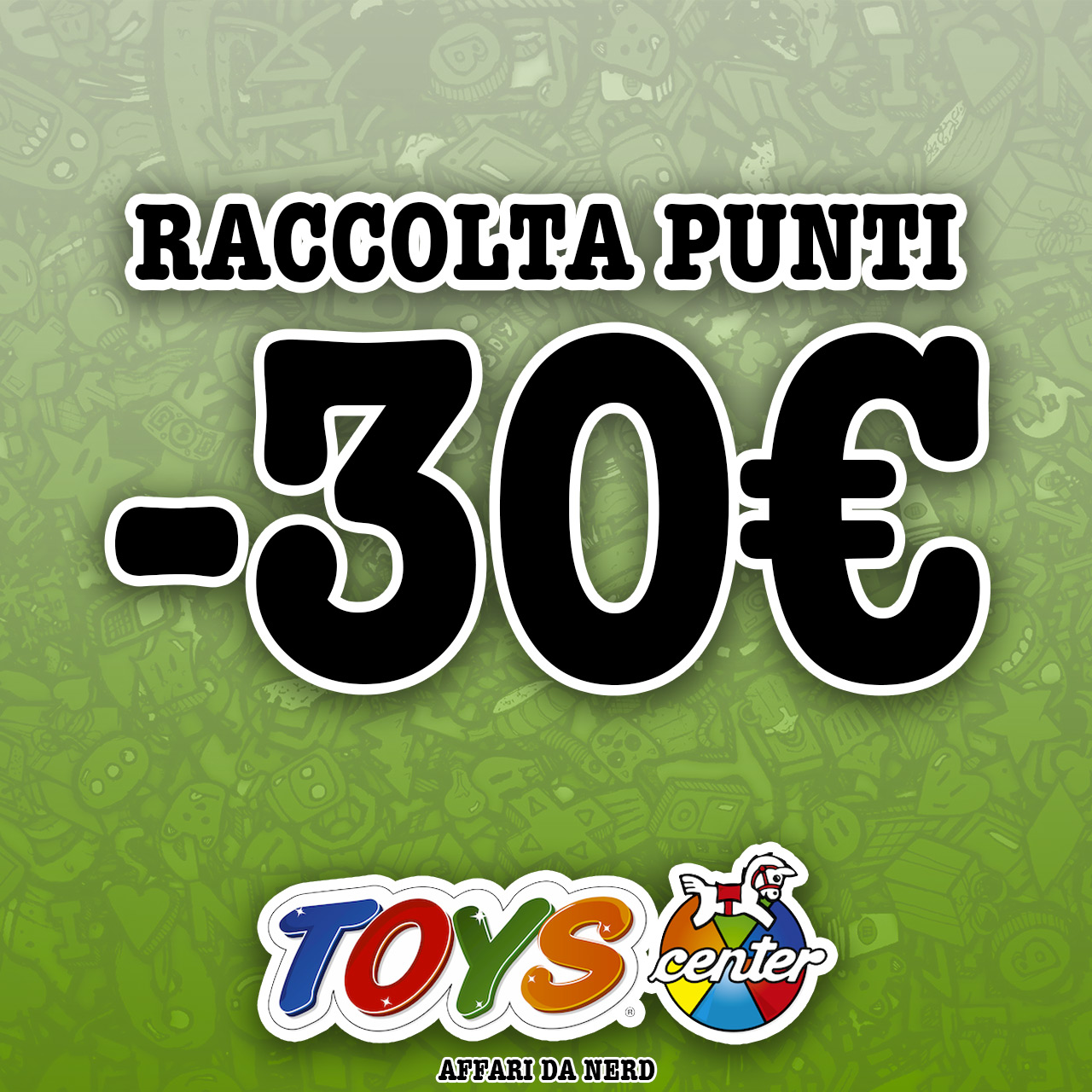 Fino a 30€ di sconto con la Raccolta Punti Toys Center