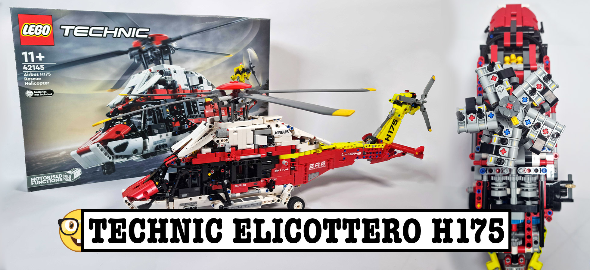 Lego Technic Elicottero di Salvataggio Airbus H175 LEGO - 42145