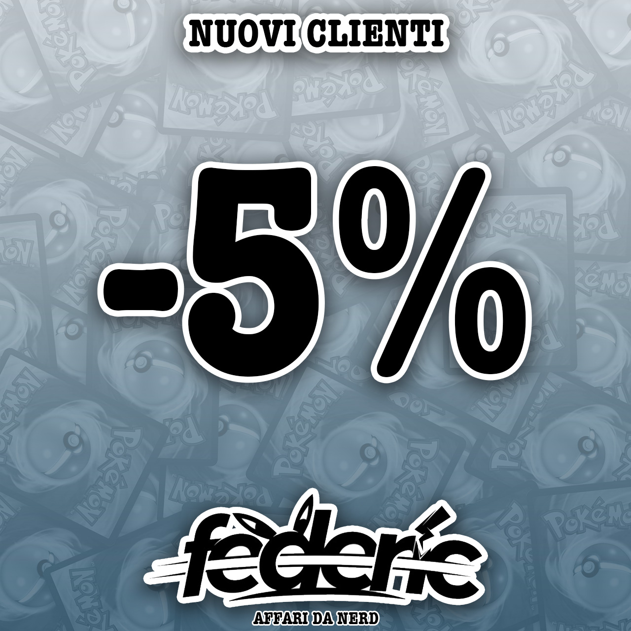 5% di sconto per i nuovi utenti FedericStore