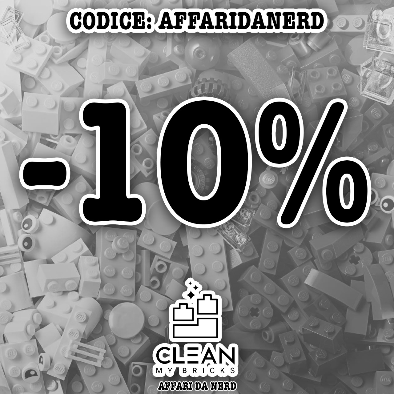 10% di sconto su Clean My Bricks (Codice Esclusivo)