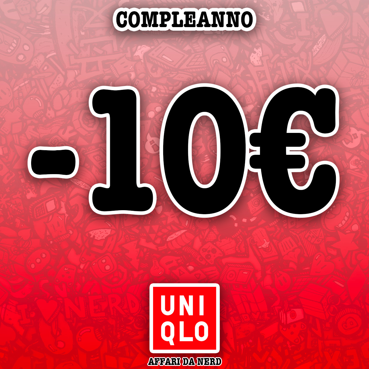 10€ di sconto per il tuo compleanno