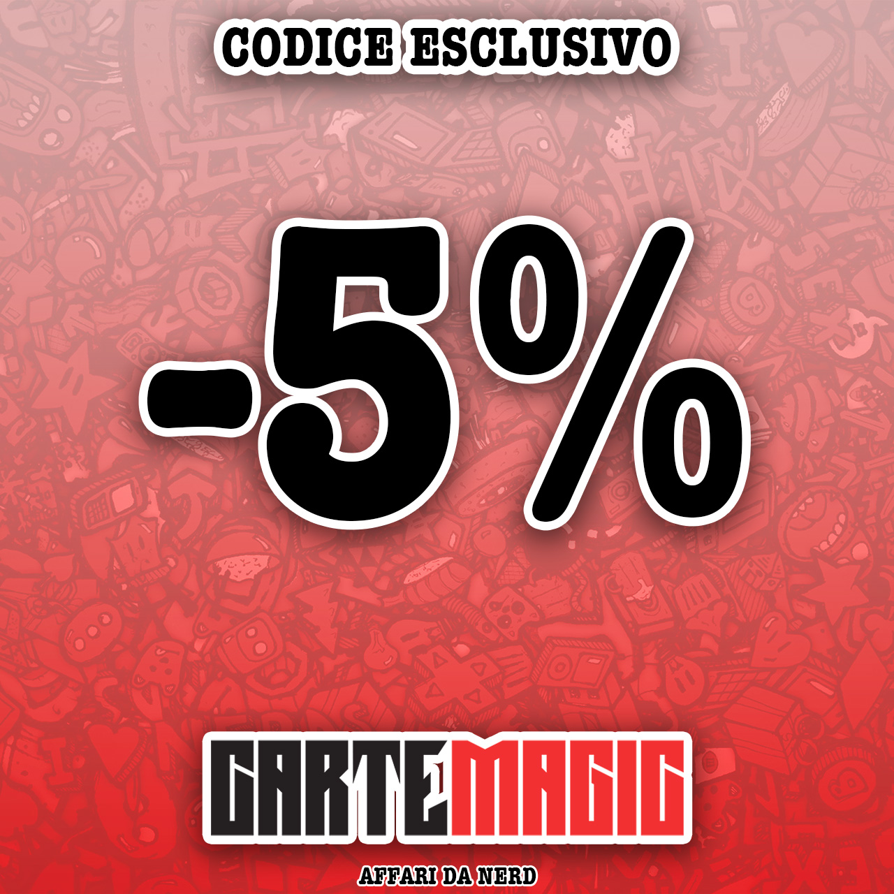5% di sconto – Codice Esclusivo CarteMagic