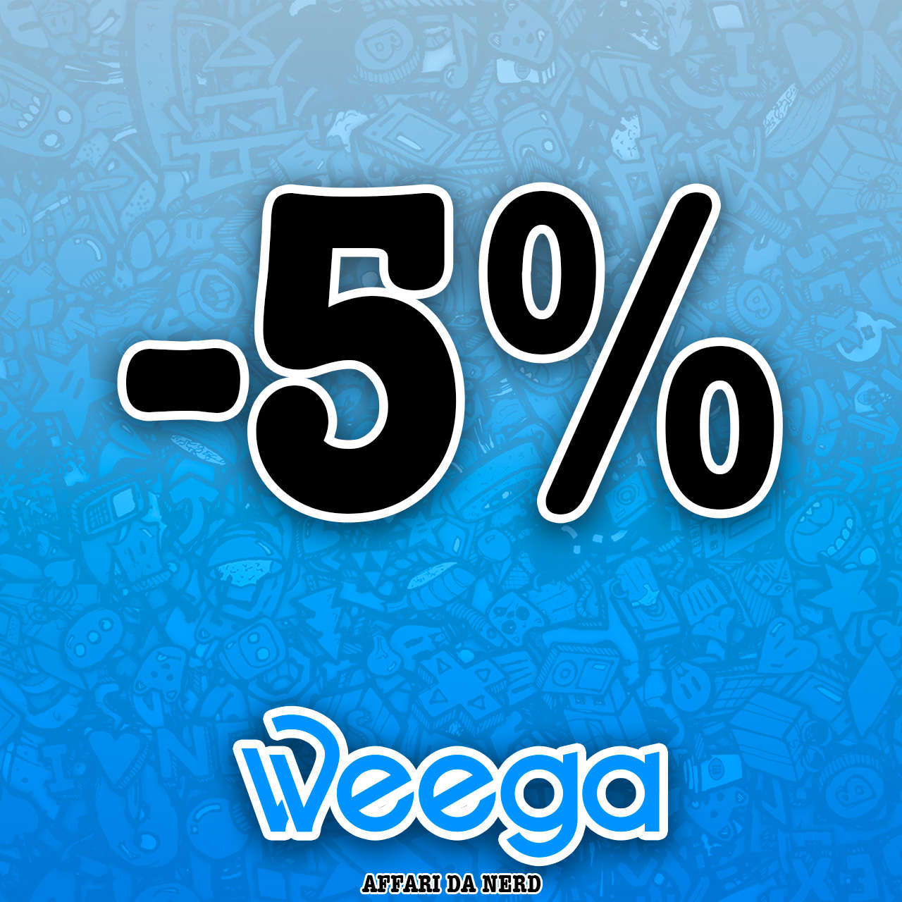 5% di sconto dopo il tuo primo ordine
