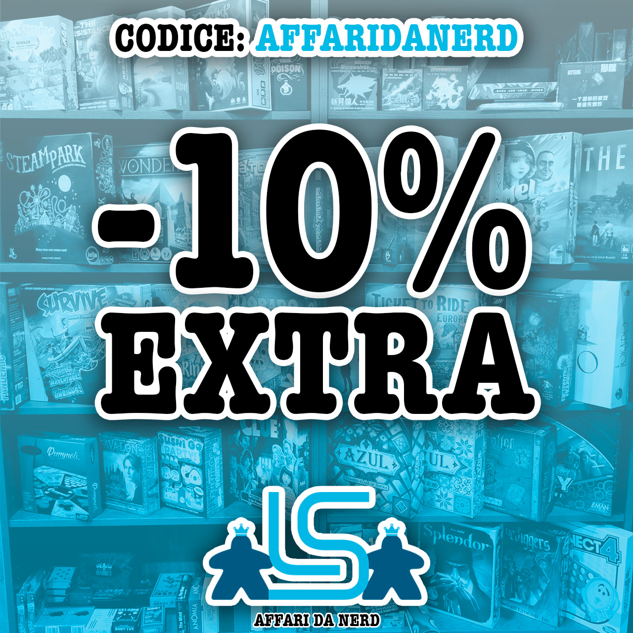 10% di sconto EXTRA su LS Giochi (Codice Esclusivo)